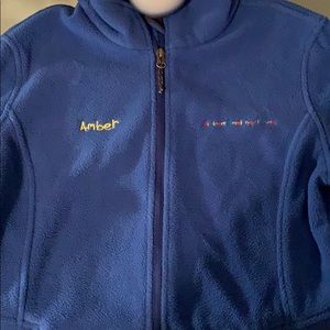 Blue Polyester Coat.